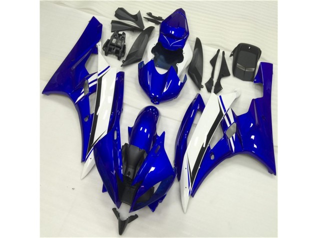 2006-2007 Blue White Yamaha YZF R6 Motorbike Fairing UK
