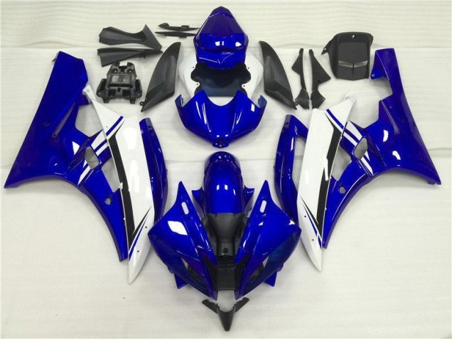2006-2007 Blue White Yamaha YZF R6 Motorbike Fairing UK