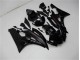 2006-2007 Glossy Matte Black Yamaha YZF R6 Motor Bike Fairings UK