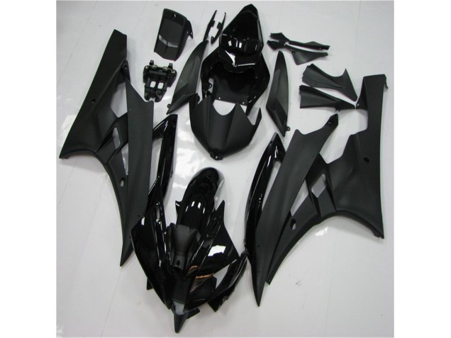 2006-2007 Black Yamaha YZF R6 Motorcycle Bodywork UK 2006-2007 Black Yamaha YZF R6 Motorcycle Bodywork UK