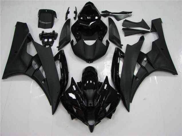 2006-2007 Black Yamaha YZF R6 Motorcycle Bodywork UK 2006-2007 Black Yamaha YZF R6 Motorcycle Bodywork UK