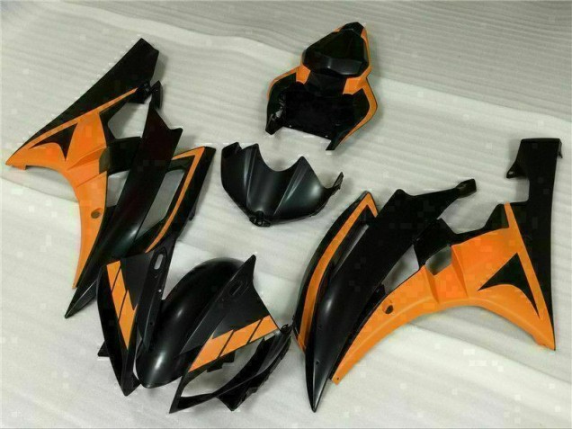 2006-2007 Black Orange Yamaha YZF R6 Motorcycle Fairing UK