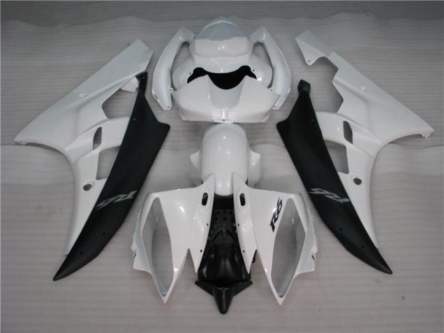 2006-2007 White Black Yamaha YZF R6 Motorcycle Bodywork UK