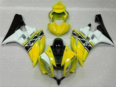 2006-2007 Yellow White Black Yamaha YZF R6 Motorcylce Fairings UK