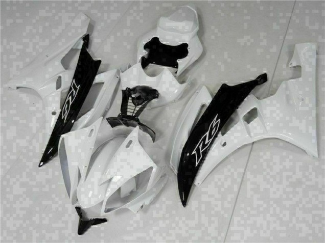 2006-2007 White Black Yamaha YZF R6 Bike Fairings UK 2006-2007 White Black Yamaha YZF R6 Bike Fairings UK