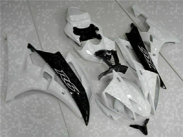2006-2007 White Black Yamaha YZF R6 Bike Fairings UK 2006-2007 White Black Yamaha YZF R6 Bike Fairings UK