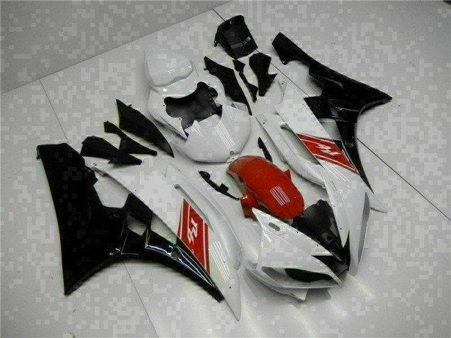 2006-2007 White Black Yamaha YZF R6 Motorbike Fairing UK