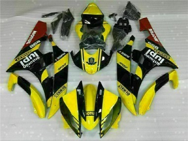 2006-2007 Yellow Yamaha YZF R6 Motor Bike Fairings UK