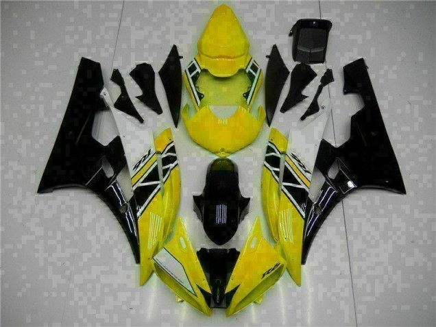 2006-2007 Yellow Black Yamaha YZF R6 Motorcycle Fairing Kit UK 2006-2007 Yellow Black Yamaha YZF R6 Motorcycle Fairing Kit UK