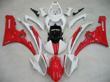 2006-2007 White Red Michelin Yamaha YZF R6 Motorcylce Fairings UK