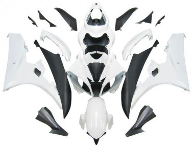 2006-2007 White Black Yamaha YZF R6 Motorcycle Fairings UK