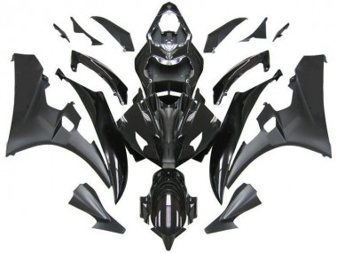 2006-2007 Contrast Black Yamaha YZF R6 Bike Fairings UK