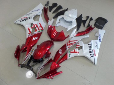 2006-2007 Red Fiat Yamaha YZF R6 Motorcyle Fairings UK