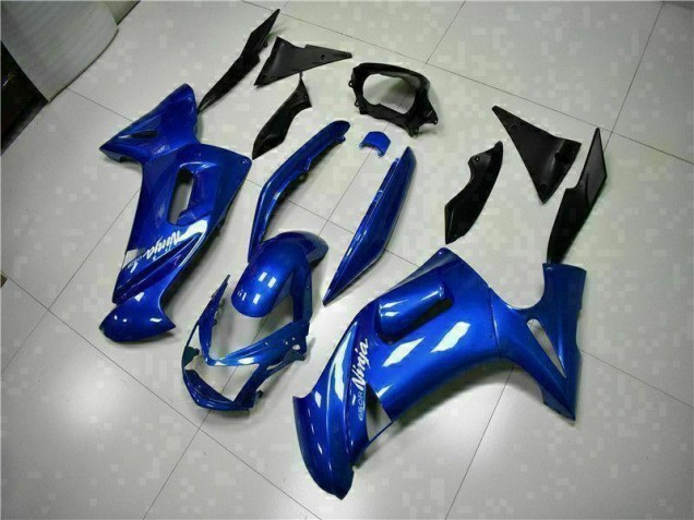 2006-2008 Blue Kawasaki EX650 Motorcycle Fairings UK 2006-2008 Blue Kawasaki EX650 Motorcycle Fairings UK
