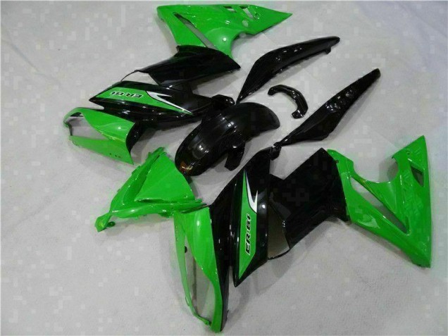 2006-2008 Green Black Kawasaki EX650 Bike Fairings & Bodywork UK