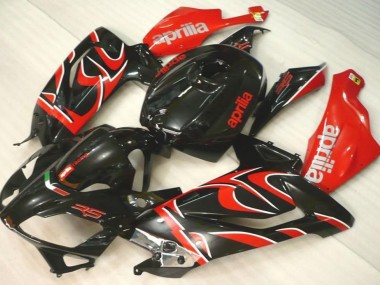 2006-2011 Black Red Aprilia RS125 Motorcylce Fairings UK