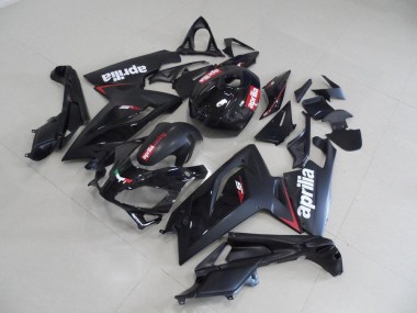 2006-2011 Black and Red Stripe Aprilia RS125 Motorcycle Fairing Kits UK