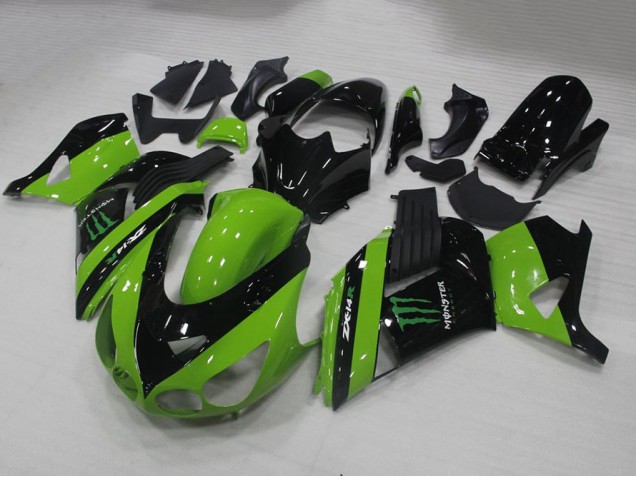 2006-2011 Green Monster Kawasaki ZX14R ZZR1400 Motorbike Fairing UK 2006-2011 Green Monster Kawasaki ZX14R ZZR1400 Motorbike Fairing UK