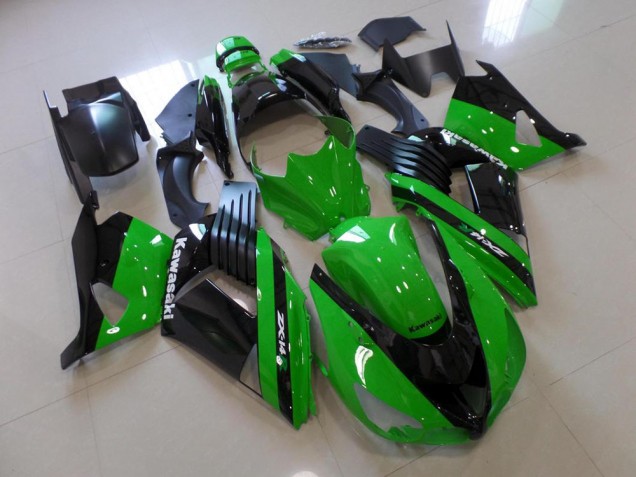 2006-2011 Green and Black Kawasaki ZX14R ZZR1400 Bike Fairing Kit UK 2006-2011 Green and Black Kawasaki ZX14R ZZR1400 Bike Fairing Kit UK