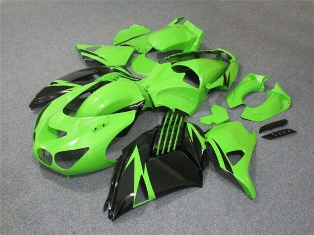 2006-2011 Green Black Kawasaki ZX14R ZZR1400 Bike Fairings UK 2006-2011 Green Black Kawasaki ZX14R ZZR1400 Bike Fairings UK