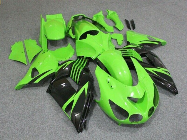 2006-2011 Green Black Kawasaki ZX14R ZZR1400 Bike Fairings UK 2006-2011 Green Black Kawasaki ZX14R ZZR1400 Bike Fairings UK