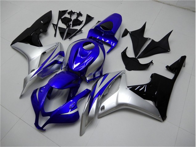 2007-2008 Blue Silver Black Honda CBR600RR Replacement Motorcycle Fairings UK 2007-2008 Blue Silver Black Honda CBR600RR Replacement Motorcycle Fairings UK