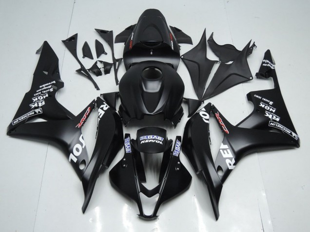 2007-2008 Matte Black Repsol Honda CBR600RR Motorcyle Fairings UK