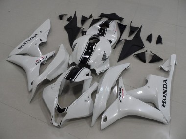 2007-2008 Pearl White with Black Stripe Honda CBR600RR Bike Fairings UK