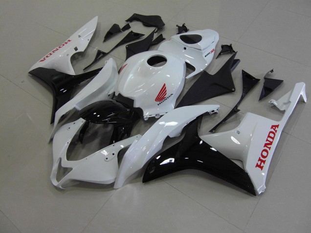 2007-2008 Pearl White Black Honda CBR600RR Bike Fairings UK 2007-2008 Pearl White Black Honda CBR600RR Bike Fairings UK