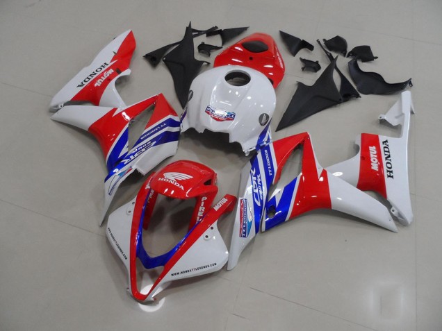 2007-2008 White Red Blue Motul Honda CBR600RR Motorbike Fairing Kits UK 2007-2008 White Red Blue Motul Honda CBR600RR Motorbike Fairing Kits UK