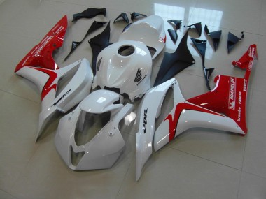 2007-2008 White Red Race Version Honda CBR600RR Motorbike Fairing UK