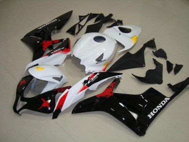 2007-2008 White Black Red Honda CBR600RR Motorbike Fairing UK