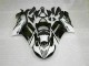 2007-2008 Black White Kawasaki ZX6R Bike Fairings UK 2007-2008 Black White Kawasaki ZX6R Bike Fairings UK