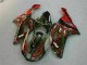 2007-2008 Black Red Flame Kawasaki ZX6R Motor Bike Fairings UK 2007-2008 Black Red Flame Kawasaki ZX6R Motor Bike Fairings UK