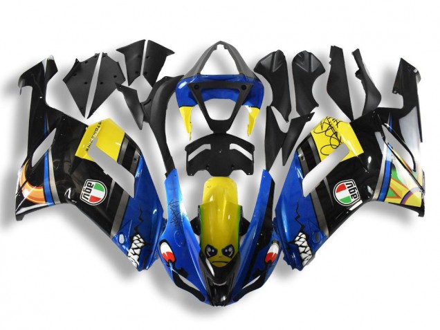 2007-2008 Blue Shark Kawasaki ZX6R Replacement Motorcycle Fairings UK 2007-2008 Blue Shark Kawasaki ZX6R Replacement Motorcycle Fairings UK