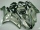 2007-2008 Silver Kawasaki ZX6R Motorcycle Fairings Kits UK 2007-2008 Silver Kawasaki ZX6R Motorcycle Fairings Kits UK