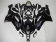 2007-2008 Glossy Black Kawasaki ZX6R Motorcycle Bodywork UK 2007-2008 Glossy Black Kawasaki ZX6R Motorcycle Bodywork UK