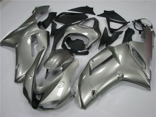 2007-2008 Grey Kawasaki ZX6R Moto Fairings UK 2007-2008 Grey Kawasaki ZX6R Moto Fairings UK