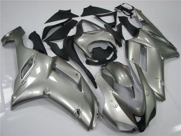 2007-2008 Grey Kawasaki ZX6R Moto Fairings UK 2007-2008 Grey Kawasaki ZX6R Moto Fairings UK