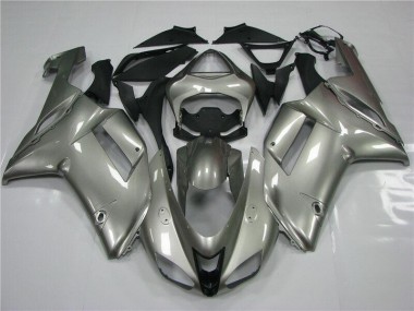 2007-2008 Grey Kawasaki ZX6R Moto Fairings UK