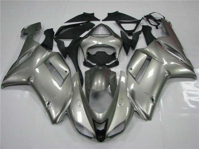 2007-2008 Grey Kawasaki ZX6R Moto Fairings UK 2007-2008 Grey Kawasaki ZX6R Moto Fairings UK