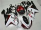 2007-2008 White Black Red Kawasaki ZX6R Motorbike Fairings UK 2007-2008 White Black Red Kawasaki ZX6R Motorbike Fairings UK