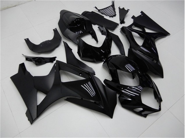 2007-2008 Glossy Matte Black Suzuki GSXR 1000 K7 Replacement Fairings UK