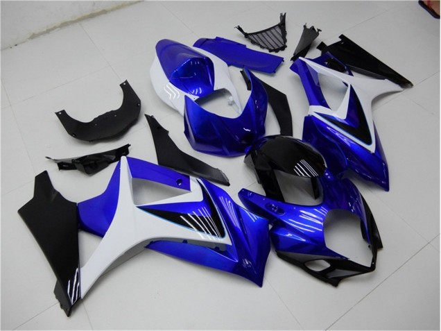 2007-2008 Blue White Black Suzuki GSXR 1000 K7 Motorcylce Fairings UK 2007-2008 Blue White Black Suzuki GSXR 1000 K7 Motorcylce Fairings UK