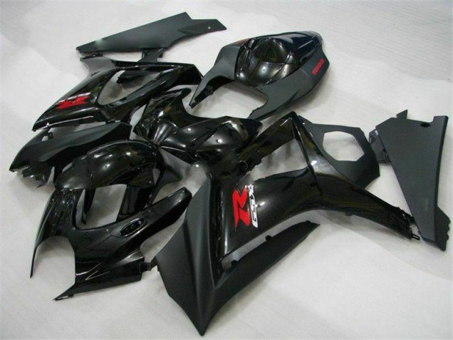 2007-2008 Black Suzuki GSXR 1000 K7 Motorcycle Fairing Kits UK 2007-2008 Black Suzuki GSXR 1000 K7 Motorcycle Fairing Kits UK