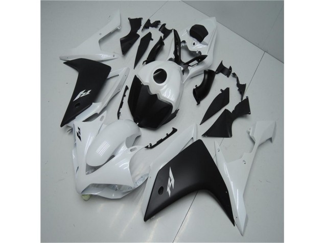2007-2008 White Black Yamaha YZF R1 Motorbike Fairing Kits UK