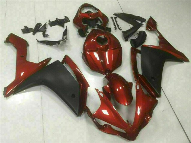2007-2008 Red Black Yamaha YZF R1 Bike Fairing Kit UK