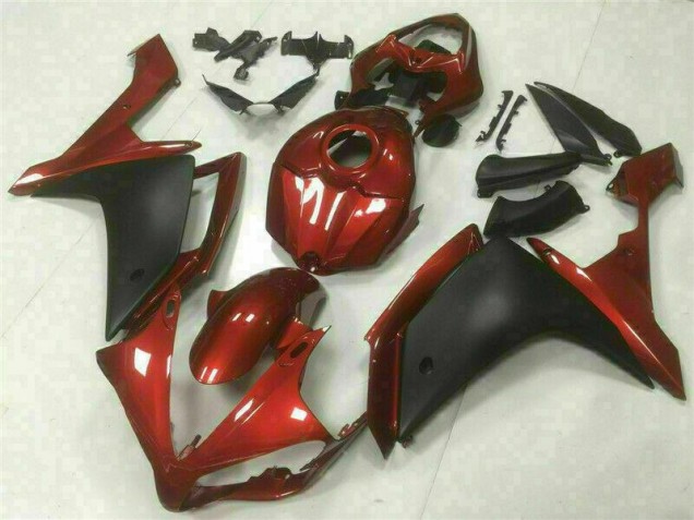 2007-2008 Red Black Yamaha YZF R1 Bike Fairing Kit UK