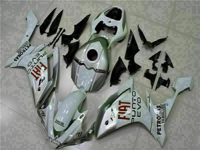 2007-2008 White Yamaha YZF R1 Motorcycle Fairings Kits UK 2007-2008 White Yamaha YZF R1 Motorcycle Fairings Kits UK