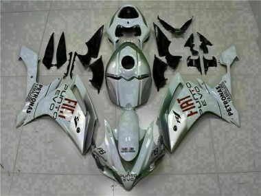 2007-2008 White Yamaha YZF R1 Motorcycle Fairings Kits UK